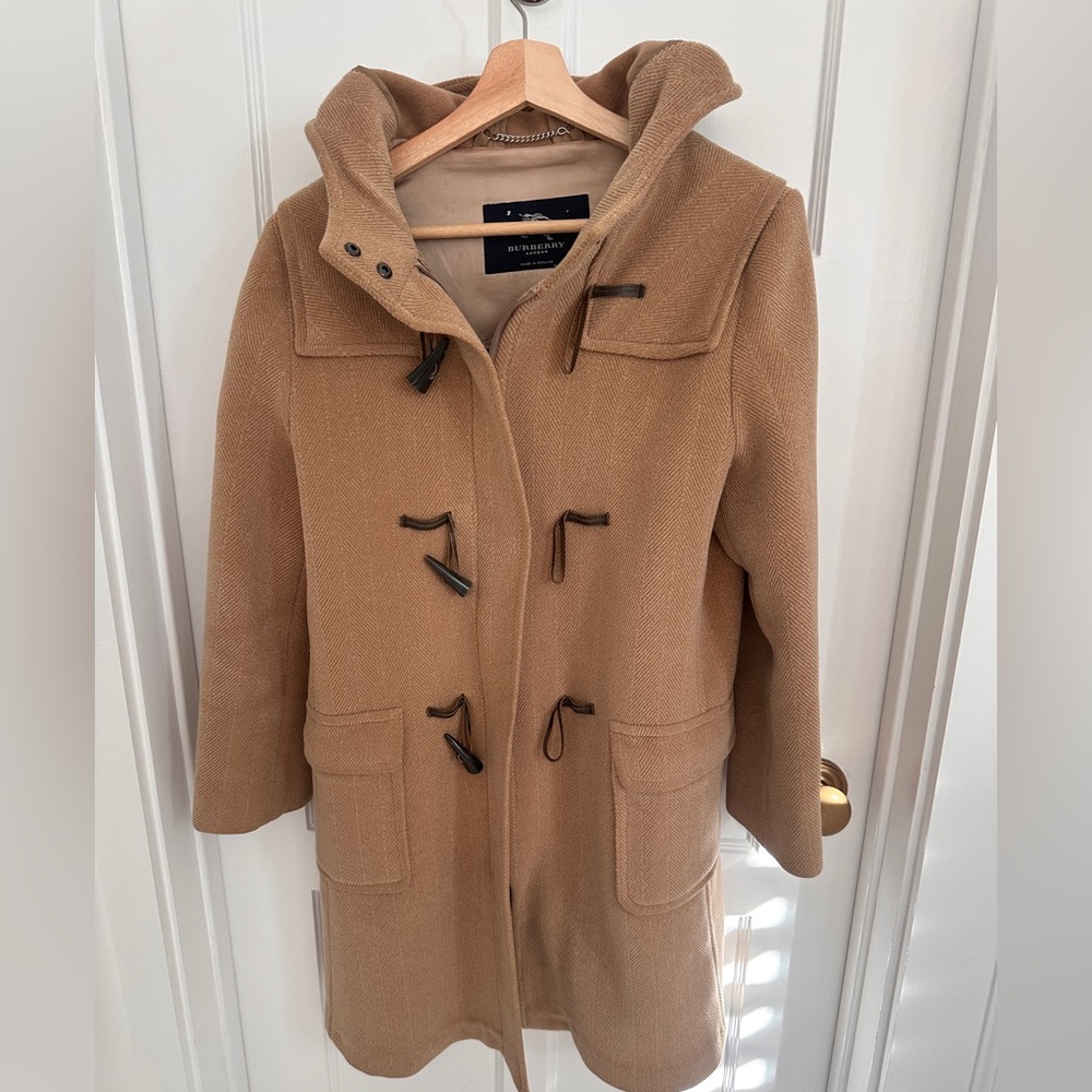 Burberry Size 6 Vintage Wool Duffle Coat